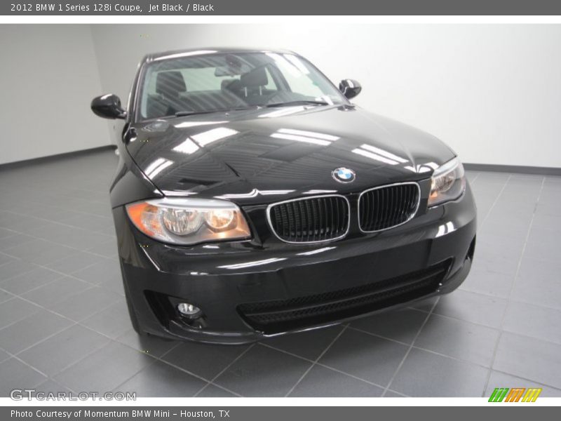 Jet Black / Black 2012 BMW 1 Series 128i Coupe