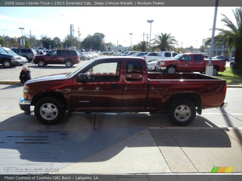 Deep Crimson Metallic / Medium Pewter 2008 Isuzu i-Series Truck i-290 S Extended Cab