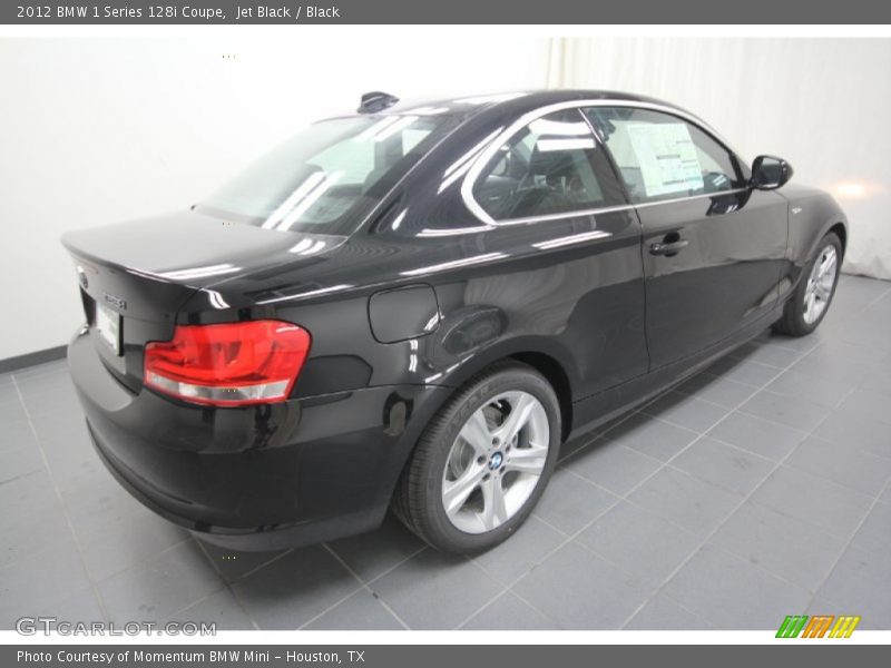 Jet Black / Black 2012 BMW 1 Series 128i Coupe
