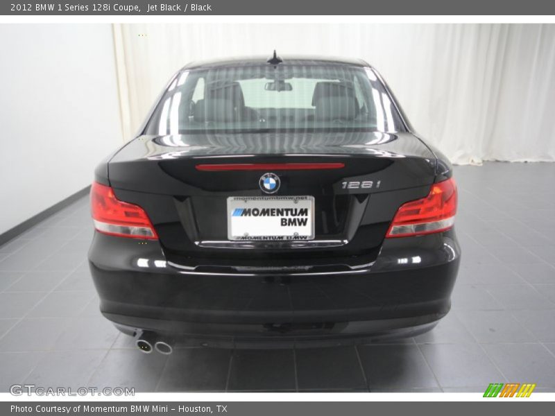 Jet Black / Black 2012 BMW 1 Series 128i Coupe