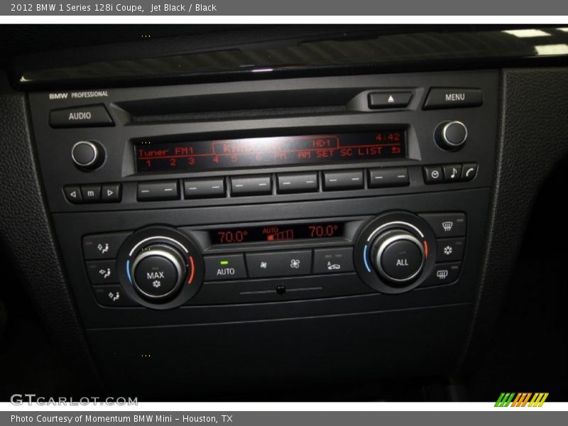Jet Black / Black 2012 BMW 1 Series 128i Coupe