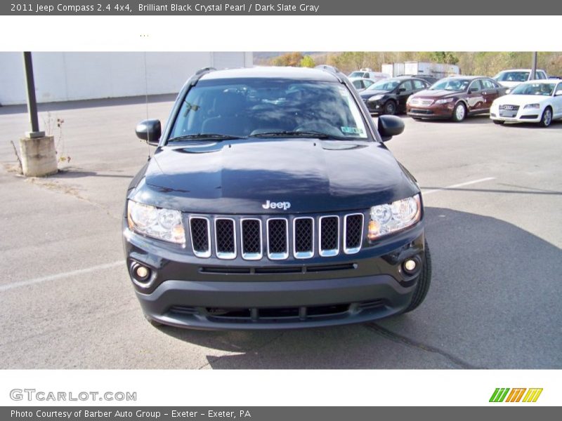 Brilliant Black Crystal Pearl / Dark Slate Gray 2011 Jeep Compass 2.4 4x4