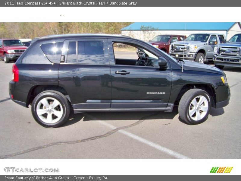 Brilliant Black Crystal Pearl / Dark Slate Gray 2011 Jeep Compass 2.4 4x4