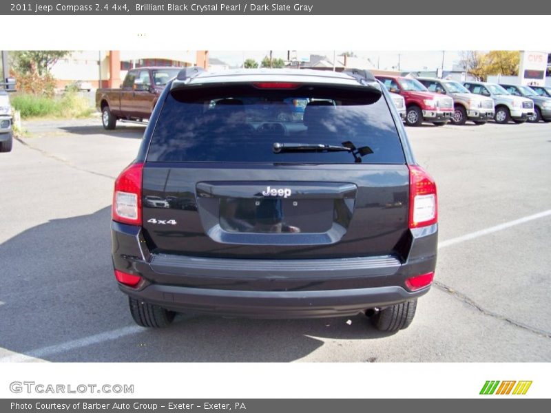 Brilliant Black Crystal Pearl / Dark Slate Gray 2011 Jeep Compass 2.4 4x4
