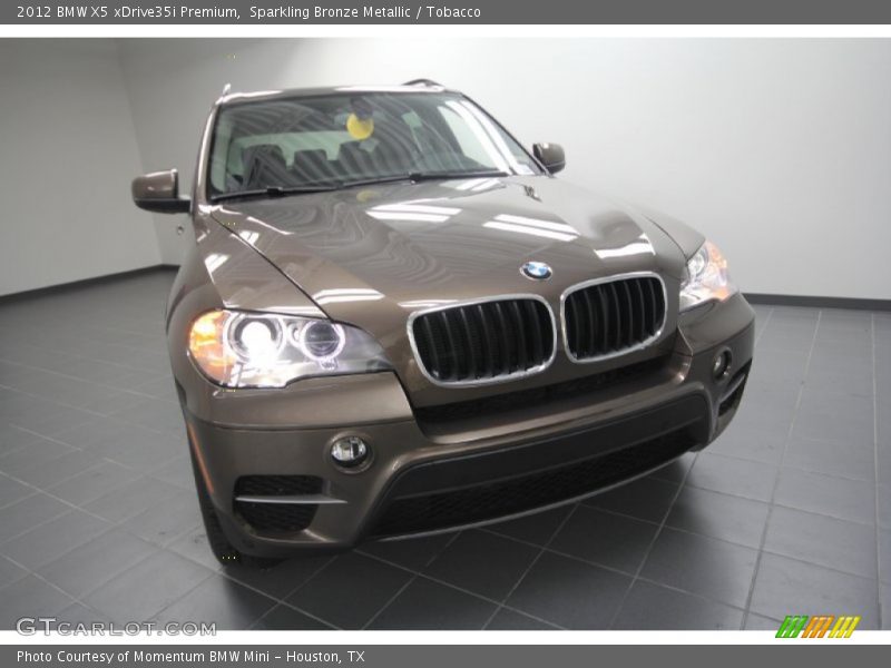 Sparkling Bronze Metallic / Tobacco 2012 BMW X5 xDrive35i Premium