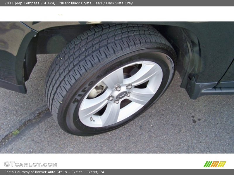 Brilliant Black Crystal Pearl / Dark Slate Gray 2011 Jeep Compass 2.4 4x4