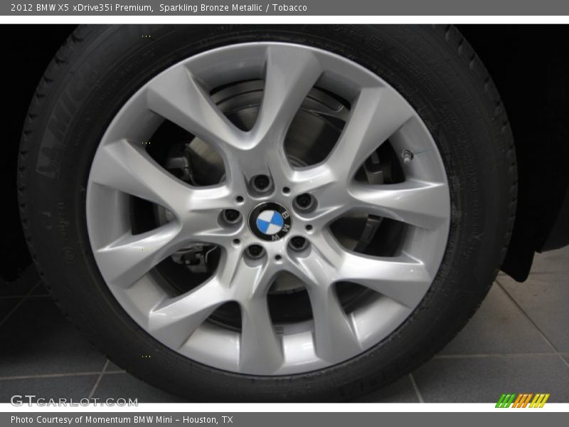 Sparkling Bronze Metallic / Tobacco 2012 BMW X5 xDrive35i Premium