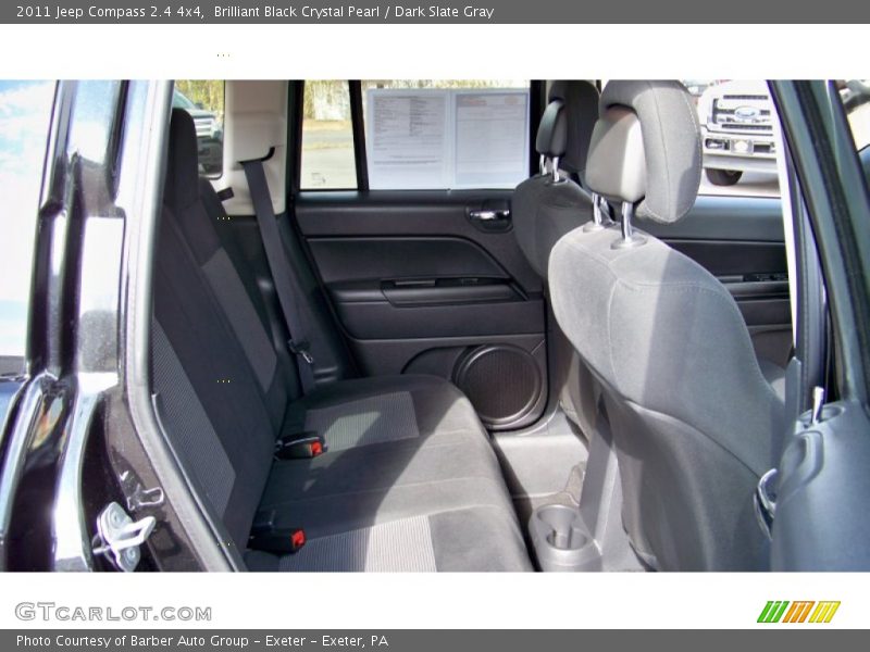 Brilliant Black Crystal Pearl / Dark Slate Gray 2011 Jeep Compass 2.4 4x4