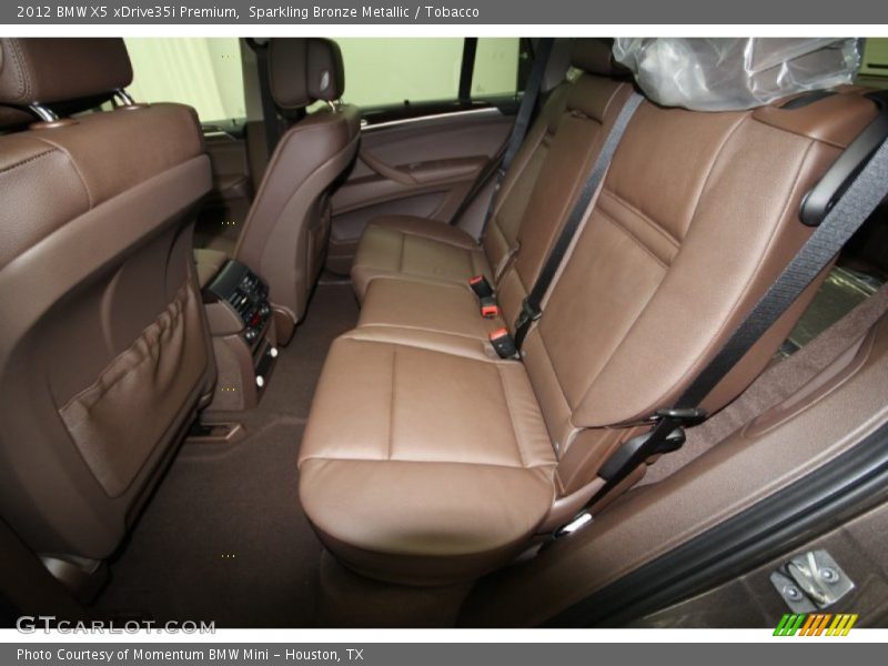 Sparkling Bronze Metallic / Tobacco 2012 BMW X5 xDrive35i Premium