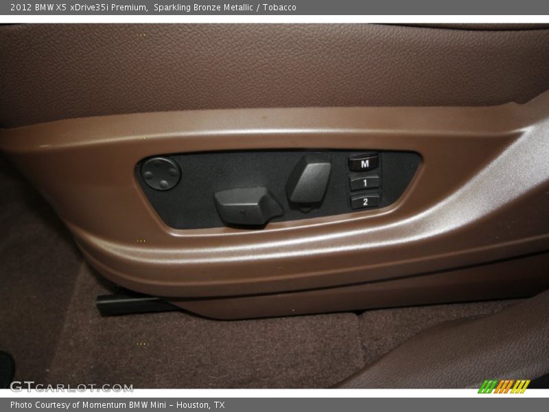 Sparkling Bronze Metallic / Tobacco 2012 BMW X5 xDrive35i Premium