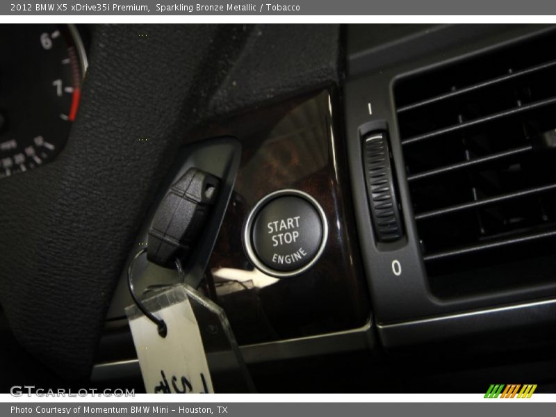 Sparkling Bronze Metallic / Tobacco 2012 BMW X5 xDrive35i Premium