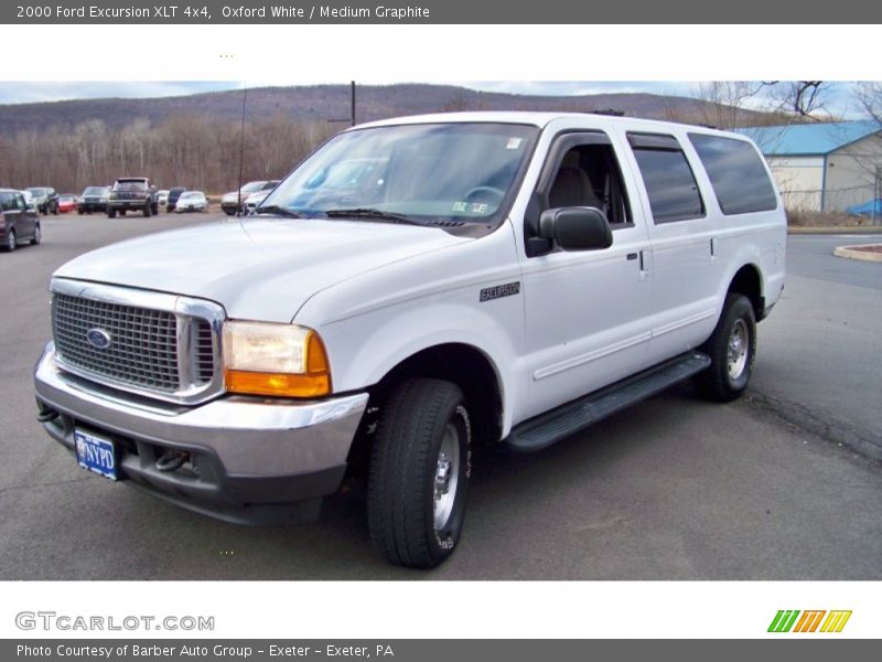 Oxford White / Medium Graphite 2000 Ford Excursion XLT 4x4