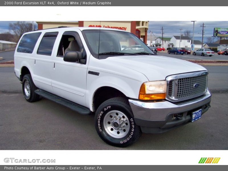 Oxford White / Medium Graphite 2000 Ford Excursion XLT 4x4