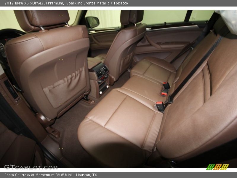 Sparkling Bronze Metallic / Tobacco 2012 BMW X5 xDrive35i Premium