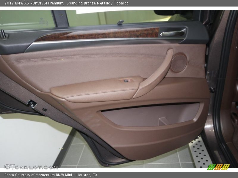 Sparkling Bronze Metallic / Tobacco 2012 BMW X5 xDrive35i Premium