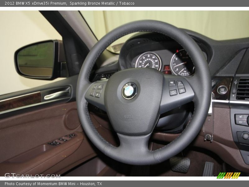 Sparkling Bronze Metallic / Tobacco 2012 BMW X5 xDrive35i Premium