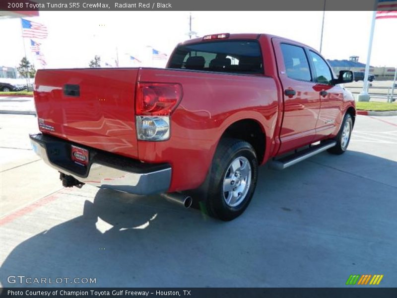 Radiant Red / Black 2008 Toyota Tundra SR5 CrewMax