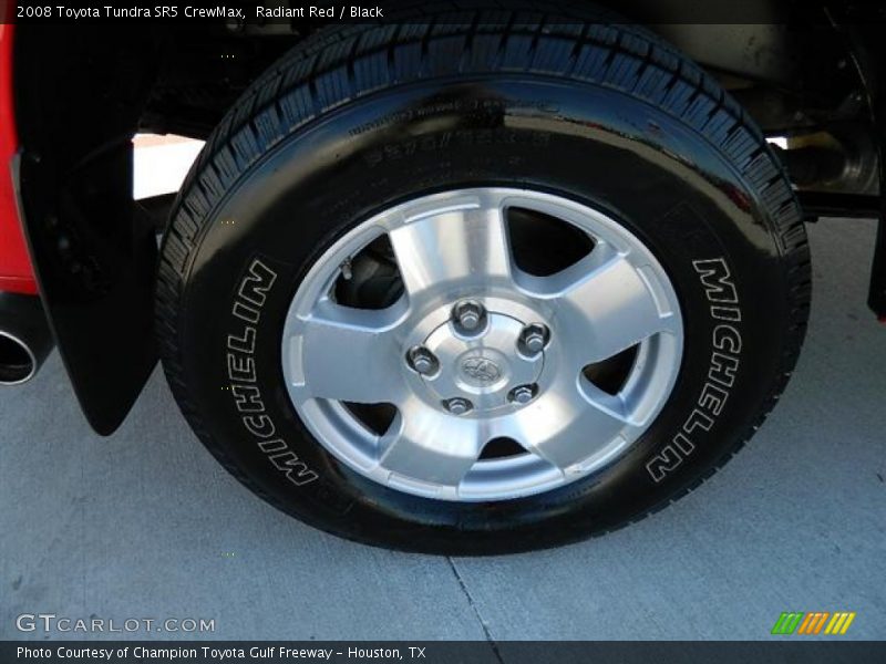 Radiant Red / Black 2008 Toyota Tundra SR5 CrewMax