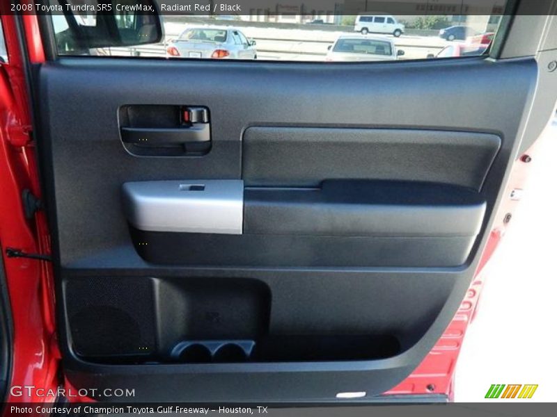 Radiant Red / Black 2008 Toyota Tundra SR5 CrewMax