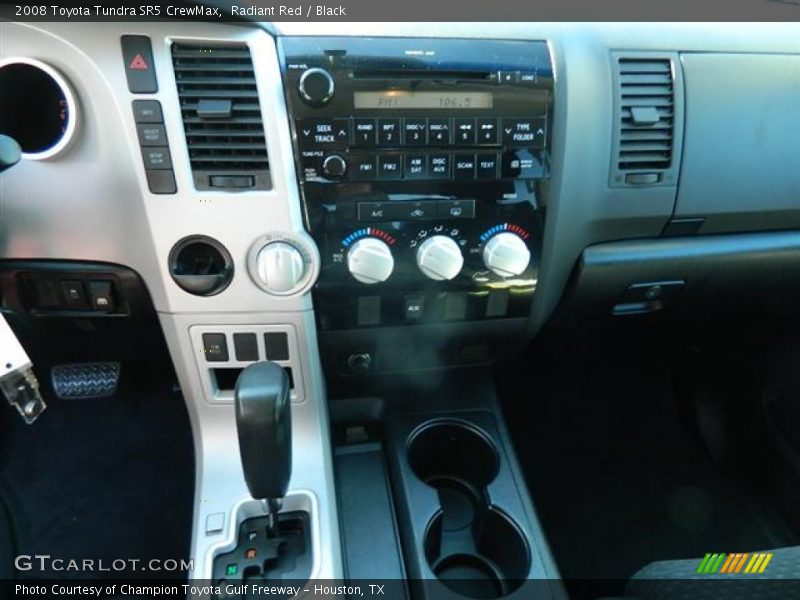 Radiant Red / Black 2008 Toyota Tundra SR5 CrewMax