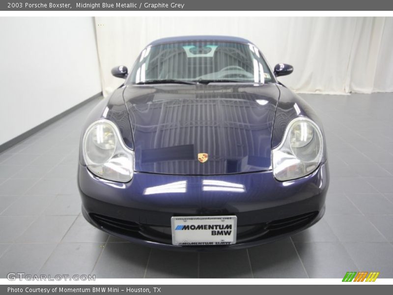 Midnight Blue Metallic / Graphite Grey 2003 Porsche Boxster