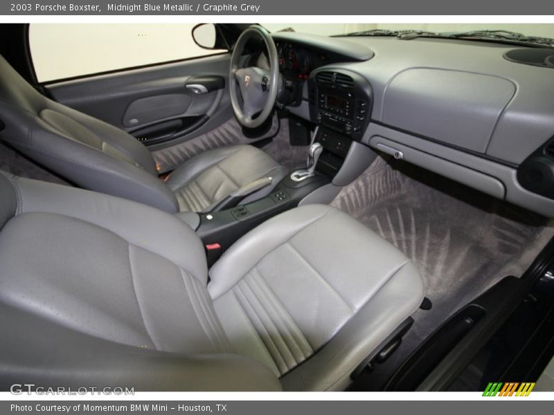 Midnight Blue Metallic / Graphite Grey 2003 Porsche Boxster