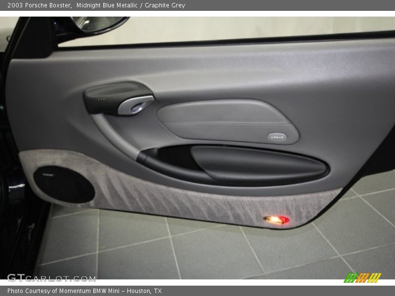 Midnight Blue Metallic / Graphite Grey 2003 Porsche Boxster