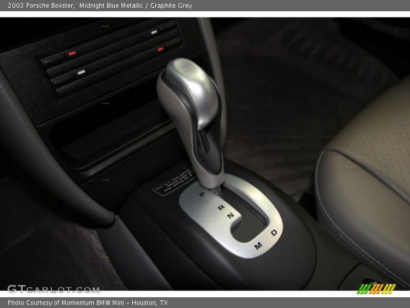 Midnight Blue Metallic / Graphite Grey 2003 Porsche Boxster