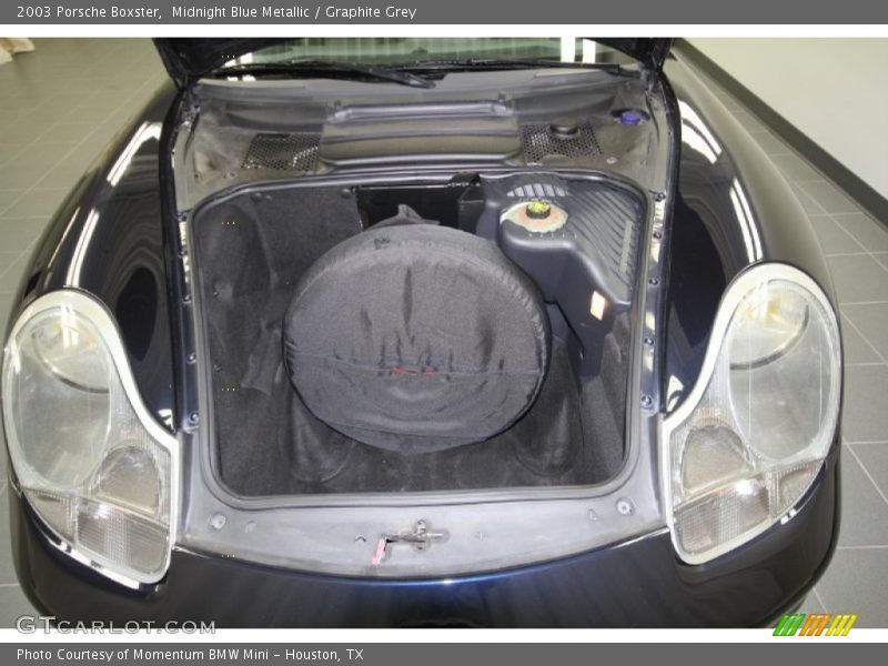 Midnight Blue Metallic / Graphite Grey 2003 Porsche Boxster
