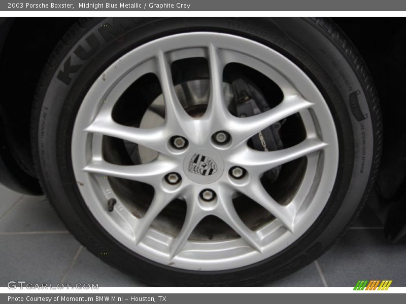 Midnight Blue Metallic / Graphite Grey 2003 Porsche Boxster