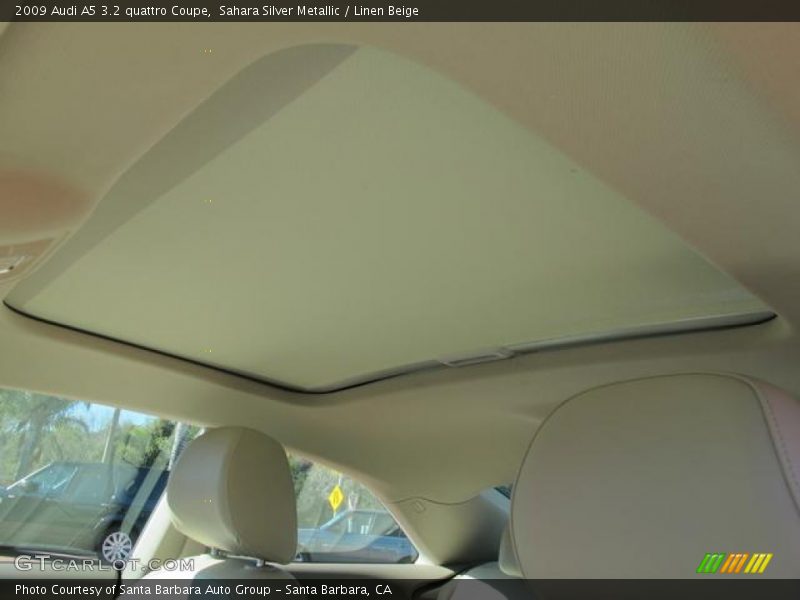 Sahara Silver Metallic / Linen Beige 2009 Audi A5 3.2 quattro Coupe