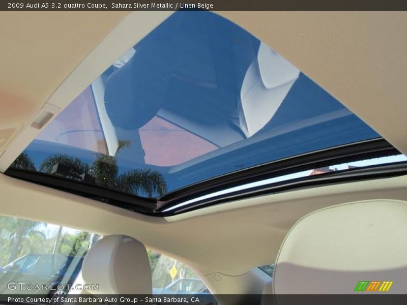 Sahara Silver Metallic / Linen Beige 2009 Audi A5 3.2 quattro Coupe