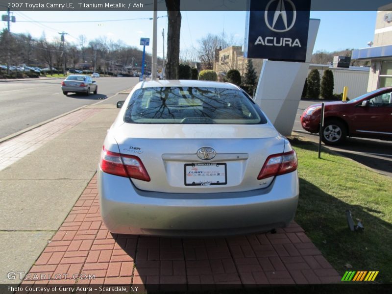 Titanium Metallic / Ash 2007 Toyota Camry LE