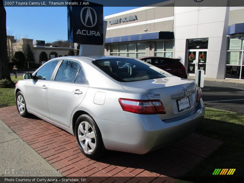 Titanium Metallic / Ash 2007 Toyota Camry LE