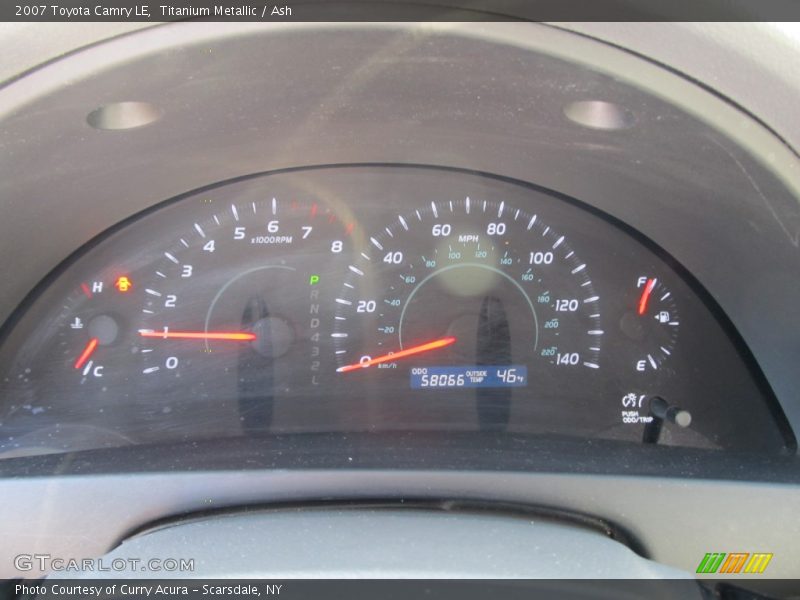 Titanium Metallic / Ash 2007 Toyota Camry LE