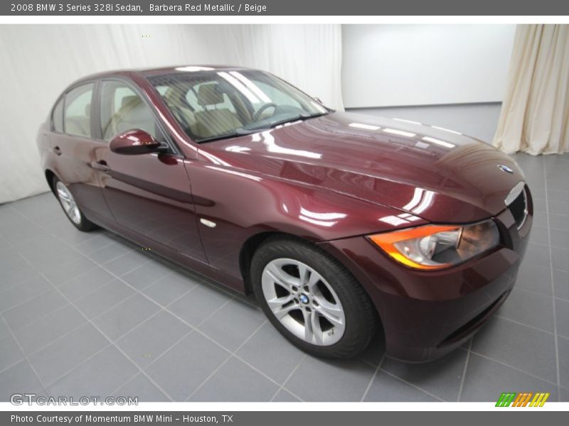 Barbera Red Metallic / Beige 2008 BMW 3 Series 328i Sedan