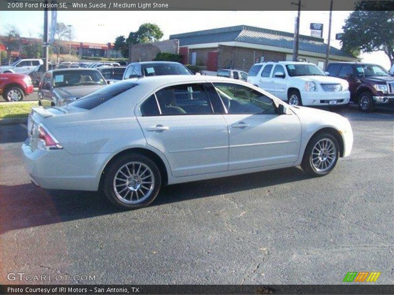 White Suede / Medium Light Stone 2008 Ford Fusion SE
