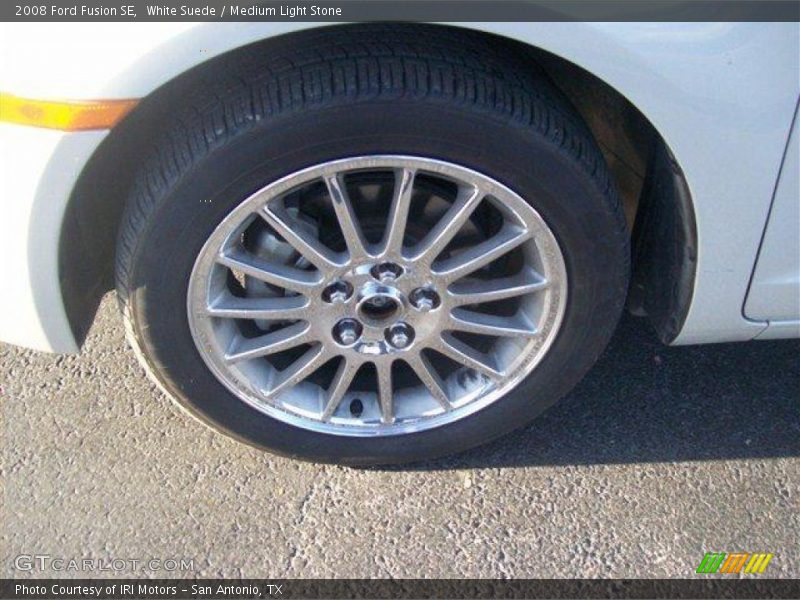 White Suede / Medium Light Stone 2008 Ford Fusion SE