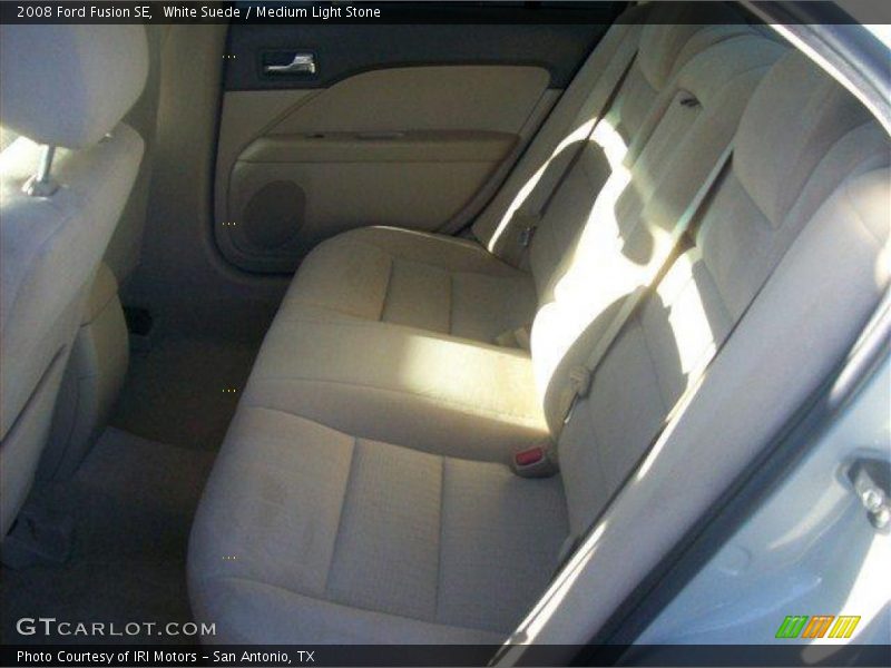 White Suede / Medium Light Stone 2008 Ford Fusion SE