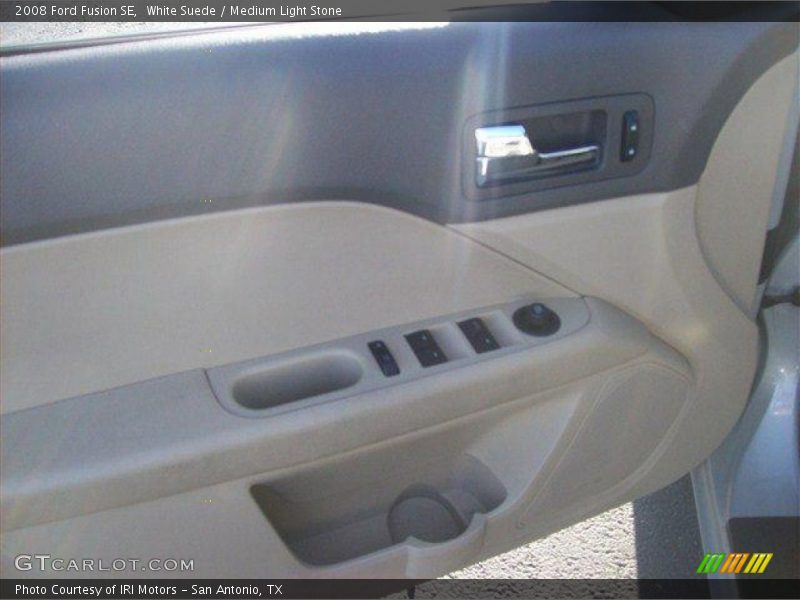 White Suede / Medium Light Stone 2008 Ford Fusion SE