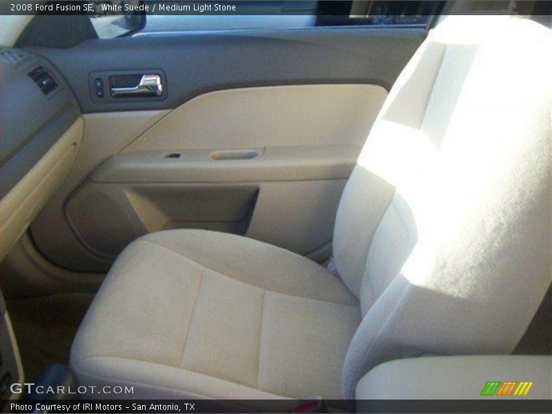 White Suede / Medium Light Stone 2008 Ford Fusion SE