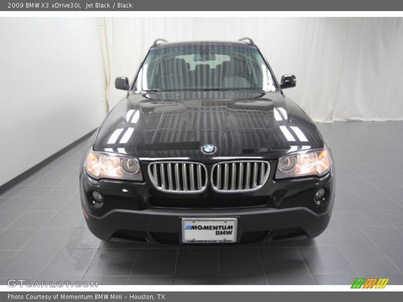 Jet Black / Black 2009 BMW X3 xDrive30i