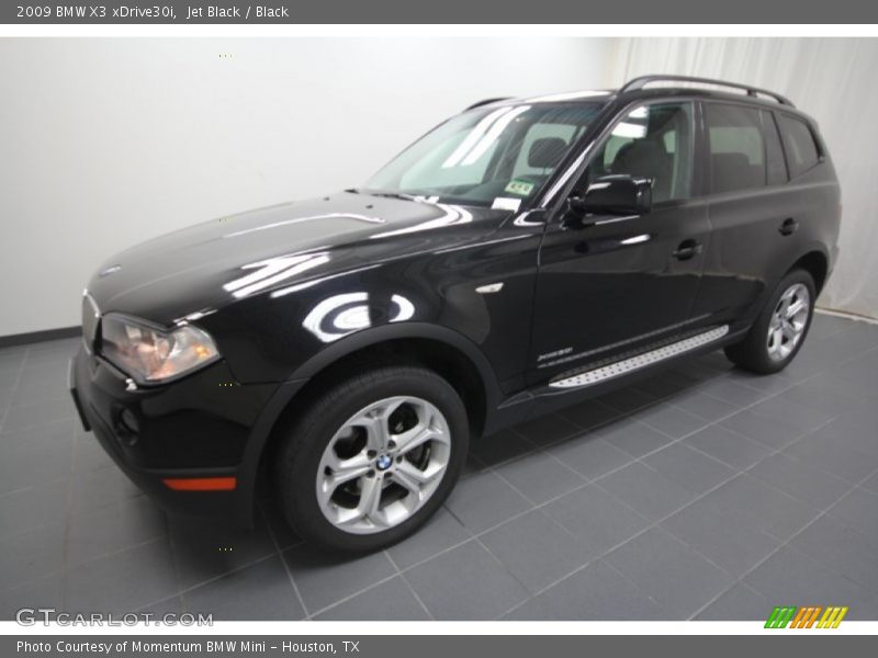 Jet Black / Black 2009 BMW X3 xDrive30i