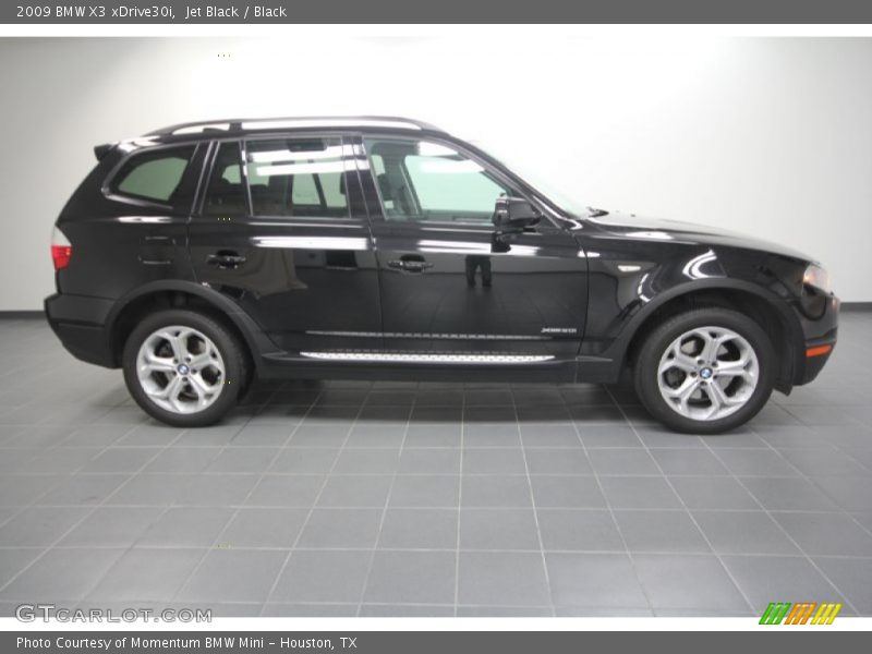 Jet Black / Black 2009 BMW X3 xDrive30i