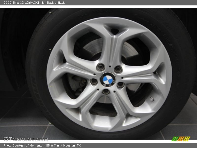 Jet Black / Black 2009 BMW X3 xDrive30i