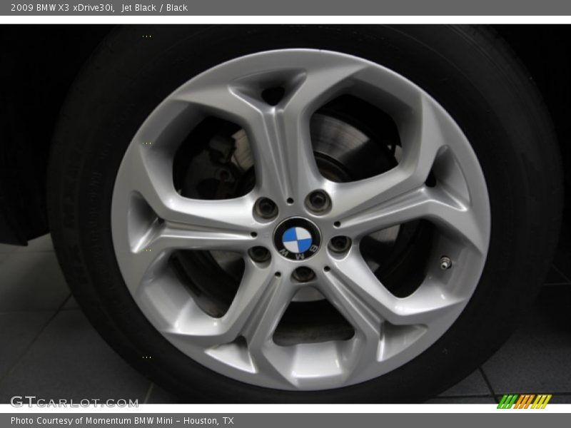 Jet Black / Black 2009 BMW X3 xDrive30i