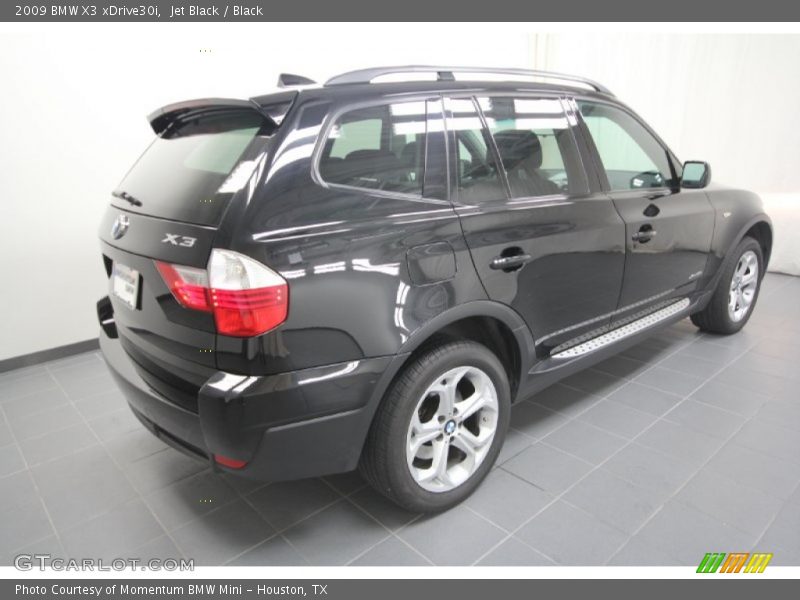 Jet Black / Black 2009 BMW X3 xDrive30i