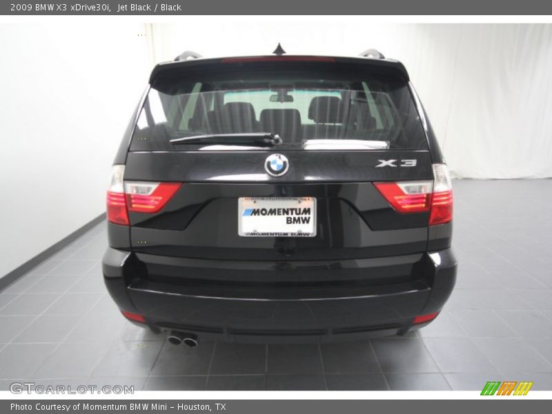 Jet Black / Black 2009 BMW X3 xDrive30i