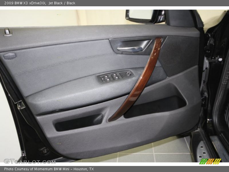 Jet Black / Black 2009 BMW X3 xDrive30i
