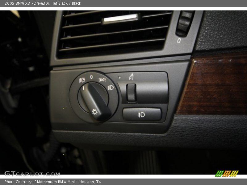 Jet Black / Black 2009 BMW X3 xDrive30i